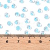 6/0 Inside Colours Transparent Glass Seed Beads X1-SEED-T007-07E-4