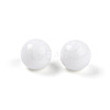Opaque Solid Color Glass Beads GLAA-N007-6mm-A02-4