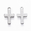Tarnish Resistant 201 Stainless Steel Tiny Cross Charms STAS-L197-32P-2