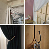 Zinc Alloy U Shape Hook Hangers Curtain SW-TAC0002-07A-6