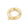Brass Spring Gate Clasps KK-M311-25G-01-2