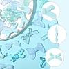 70Pcs 7 Styles Opaque & Transparent Acrylic Beads MACR-FS0002-13-2