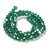 Transparent Electroplate Glass Beads Strands LS-GLAA-F029-2mm-A10-2