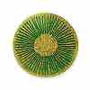 Flat Round with Stipe Pattern Cup Mat Silicone Molds LS-DIY-M039-02-5