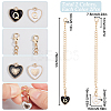 2 Sets Alloy Enamel Cup Pendant Decorations HJEW-SC0001-56Q-2