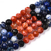 Natural & Synthetic Mixed Gemstone Beads Strands G-D080-A01-01-09-4