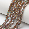 Electroplate Glass Beads Strands EGLA-A034-T4mm-J17-1