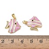 Brass Micro Pave Cubic Zirconia Pendants KK-F924-19B-G03-3