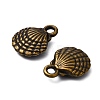 Tibetan Style Alloy Charms X-TIBEP-R304-105AB-LF-3