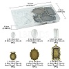 Vintage DIY Blank Pendant Making Kit DIY-FS0005-28-4