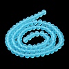 Transparent Glass Beads Strands EGLA-A034-T6mm-MD08-4