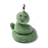 Flocky Animal Resin Pendants FIND-S001-03A-1