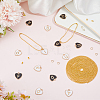 52Pcs 2 Colors Alloy Enamel Pendants Kits DIY-BM0001-46-4