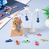 40Pcs 10 Styles Resin Evil Eye & Cat Eye Pendants FIND-TA0004-25-7