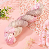 1 Skein 80% Wool 20% Acrylic Fiber Rainbow Segment Dyed Yarn OCOR-TA0003-02A-7