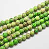 Natural Imperial Jasper Beads Strands G-I122-8mm-M-2
