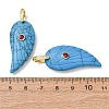 Synthetic Synthetic Turquoise Pendants GG-CBA51ED-02G-05-2