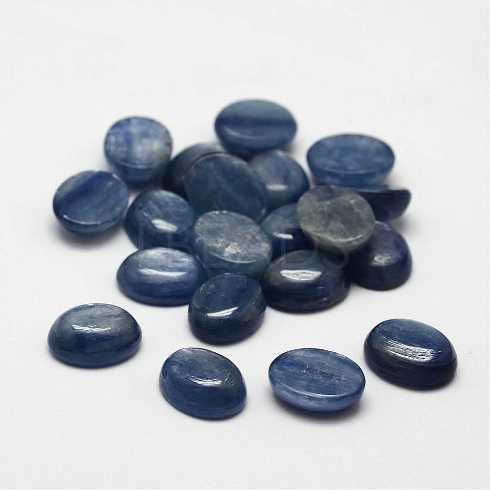 Oval Natural Kyanite/Cyanite/Disthene Cabochons - Lbeads.com