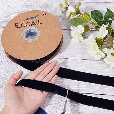 Velvet Ribbon SRIB-WH0006-18F-1