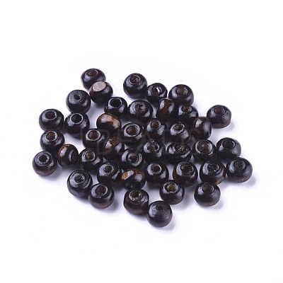 Dyed Natural Wood Beads WOOD-Q006-6mm-06-LF-1