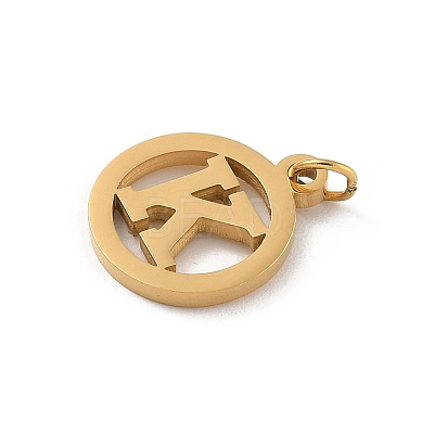 304 Stainless Steel Charms
with Jump Ring STAS-R001-02G-K-1