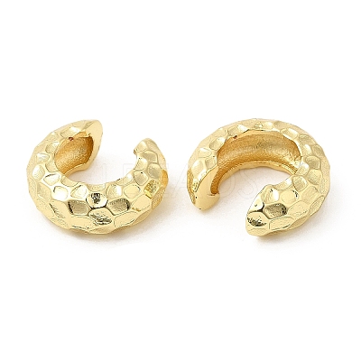 Rack Plating Brass Cuff Earrings for Women LS-EJEW-Q770-24G-1