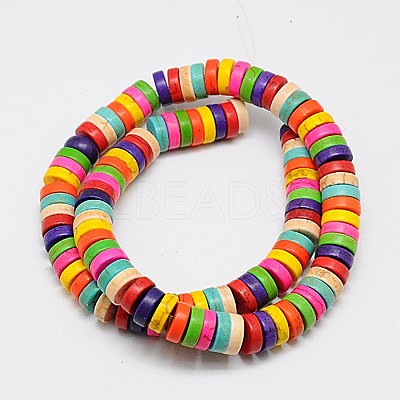 Synthetic Turquoise Beads Strands TURQ-G110-8x4mm-M-1