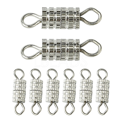 20Pcs Brass Screw Clasps KK-YW0002-40P-1