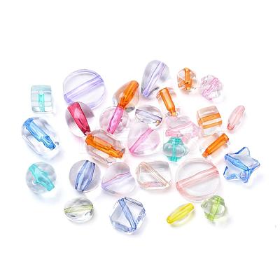 Transparent Acrylic Beads TACR-YW0001-31-1