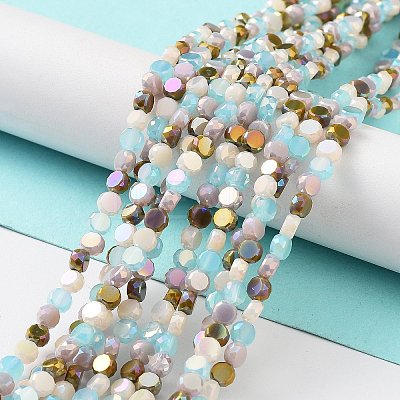 Electroplate Glass Beads EGLA-P056-01D-1