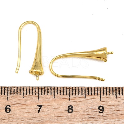 Rack Plating Brass Earring Hooks KK-CBAA482-01G-1