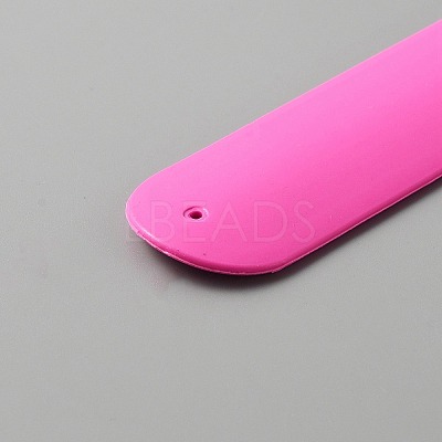 Silicone Slap Bracelet BJEW-WH0020-13G-1