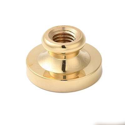 Golden Tone Wax Seal Brass Stamp Heads AJEW-U008-03G-26-1