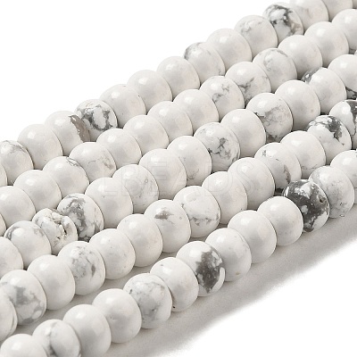 Synthetic Howlite Beads Strands X-G-K340-B06-02-1