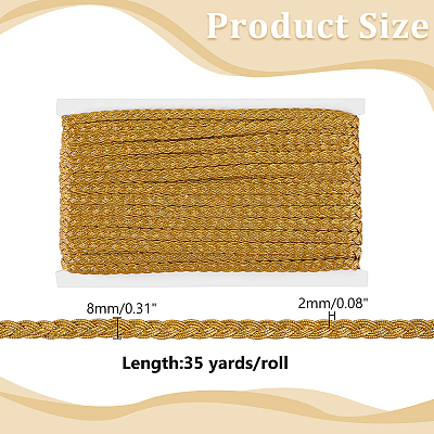 Filigree Corrugated Lace Ribbon OCOR-WH0080-12-1