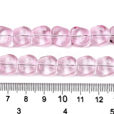 Electroplate Glass Beads Strands EGLA-N012-07G-1