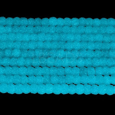 Synthetic Luminous Stone Beads Strands G-C086-01A-05-1