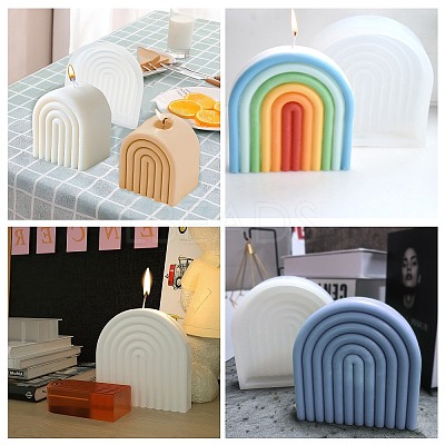 1Pc DIY Silicone Candle Molds DIY-CJ0002-67-1