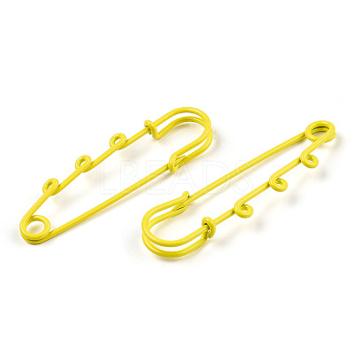 Spray Painted Iron Brooch Findings IFIN-K043-01A-06-1