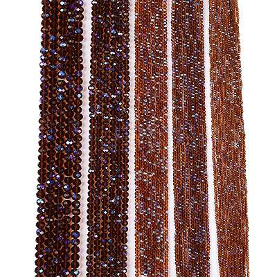 Electroplate Glass Beads Strands EGLA-A044-T1mm-L02-1