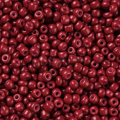 Baking Paint Glass Seed Beads SEED-S001-K14-1