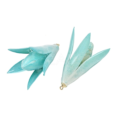 Epoxy Resin & Dried Flower Pendants RE-CBAAE94-05G-1