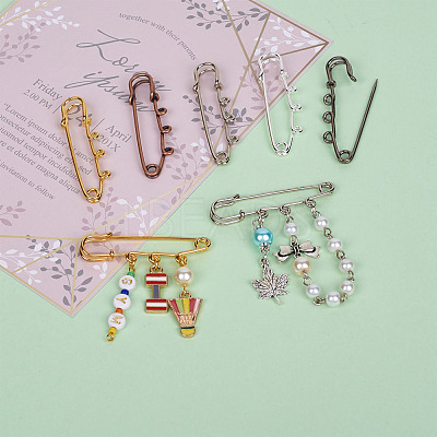 Iron Brooch Findings X-KK-Q491-G-1