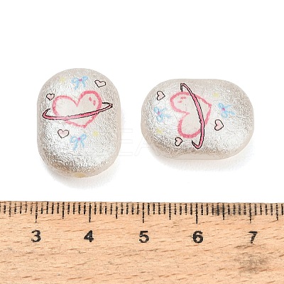 Textured Opaque Acrylic Beads AC-CBA36B6-09A-1