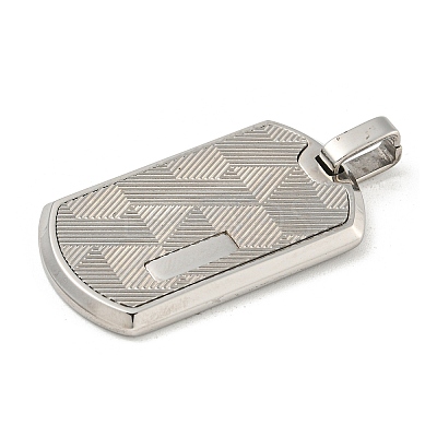 Non-Tarnish 304 Stainless Steel Pendants STAS-F307-15P-1