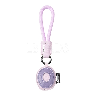 PU Leather Letter Pendant Decoration HJEW-YWC0002-001O-1