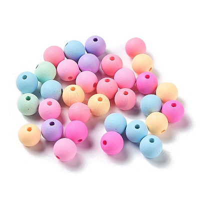 Opaque Acrylic Beads OACR-Z013-40A-1