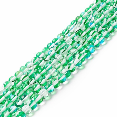 Synthetic Moonstone Beads Strands G-E573-02A-23-1
