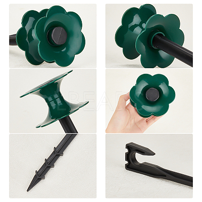 2Pcs Plastic Water Pipe Fixing Regulating Wheel FIND-GA0001-53-1