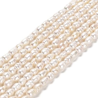 Natural Cultured Freshwater Pearl Beads Strands PEAR-E016-151-1